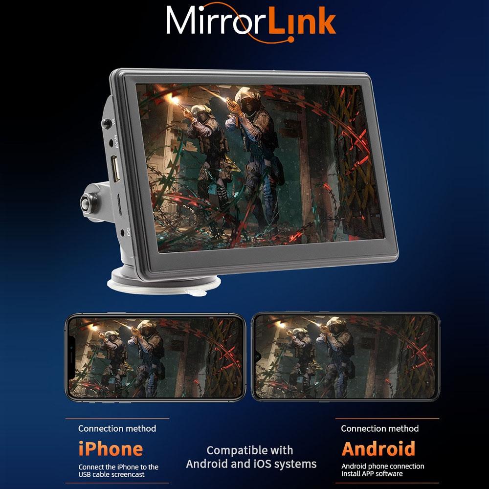 7 Inch Carplay Radio 1080P Touch Screen Mp5 Player