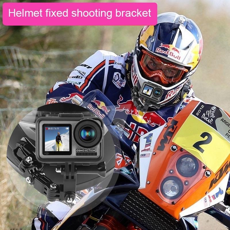 Multi-joint Arm Mount Set for Cycling Helmets - Compatible with Dji Action Gopro and Other Action Cameras