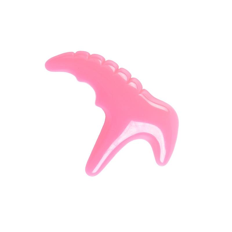 Resin Pink Silicone Thumb Massager For Muscle Relaxation And Fascia Massage