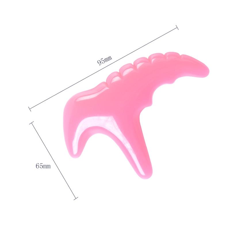 Resin Pink Silicone Thumb Massager For Muscle Relaxation And Fascia Massage