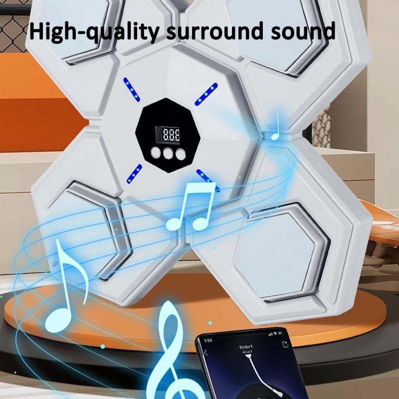 Rechargeable Bluetooth Boxing Machine With Adult & Child Gloves - Blue - Without Gloves Blue