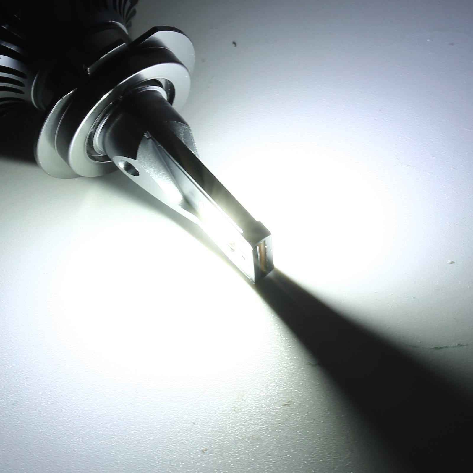 1 Pair H7 Dc12V 65W 6000K 6500Lm Led Car Headlights