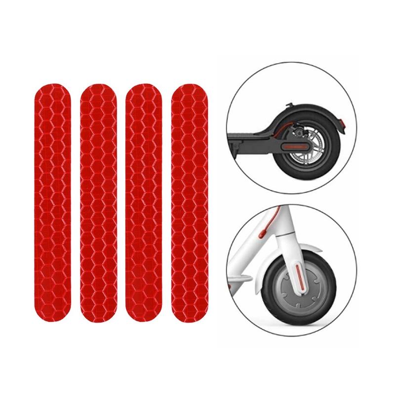 Reflective Stickers for Ninebot Max G30 Scooter - Red
