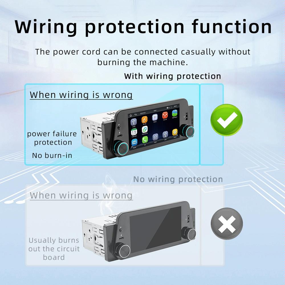 5 Inch Bluetooth Mp5 Inch Car Radio - Hands-Free