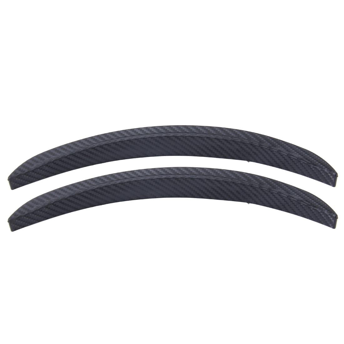 2 Pcs Car Auto Rubber Fender Guard Protection Strip Scratch Protector Sticker - Size 24 X 2Cm