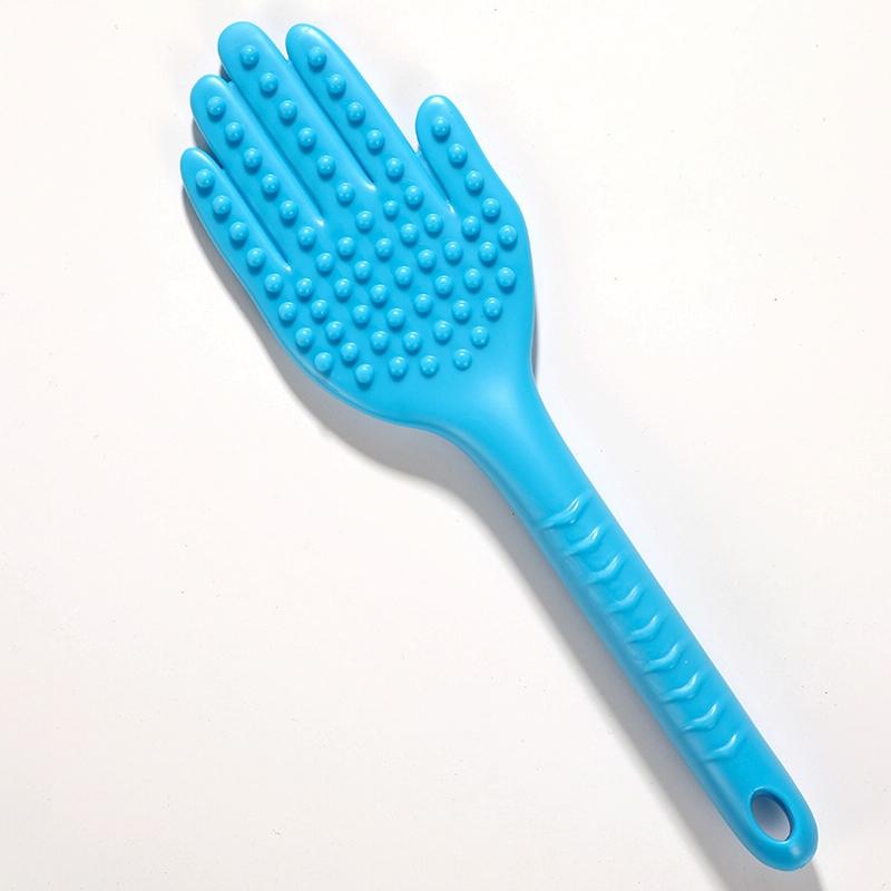 Multifunctional Silicone Palm & Back Massager Random Colour Delivery