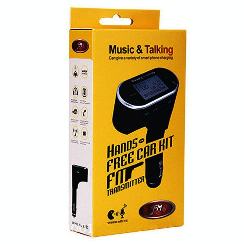 Car Stereo Radio Mp3 Player Bluetooth Hands-Free Fm Transmitter