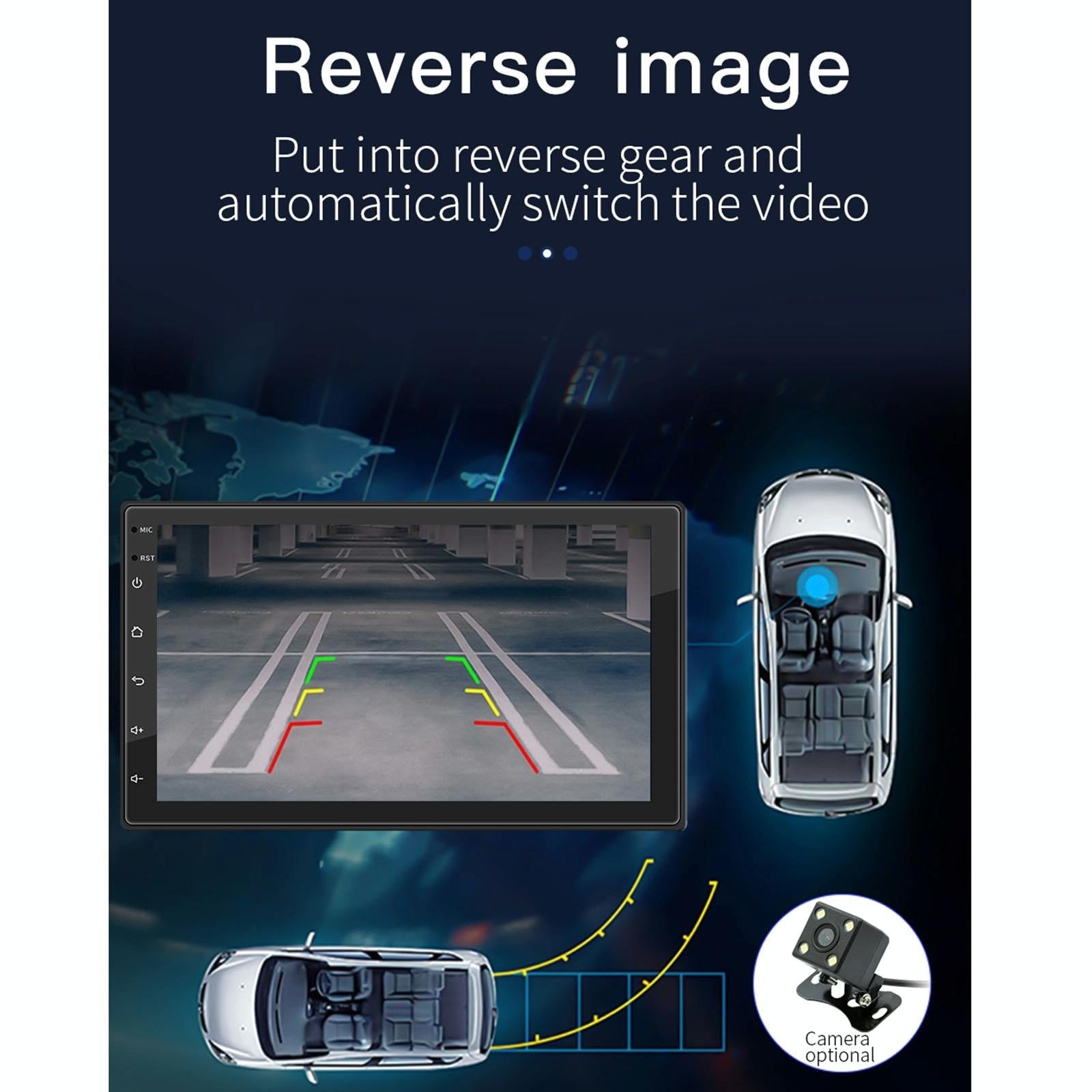 7 Inch Ips Car Android Player Gps Navigation Bluetooth Fm Wifi Steering Wheel Control