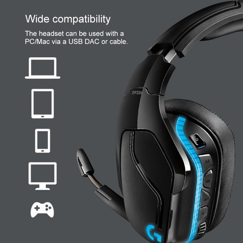 Wireless Dual-Mode Gaming Headset With Noise Reduction