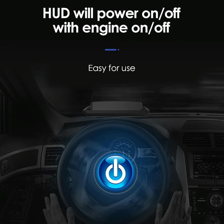 5 Inch Car Hud Gps Speed Display Satellite Navigation