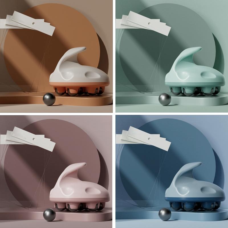 Relaxing Calf & Abdominal Massager Pink Meridian Ball