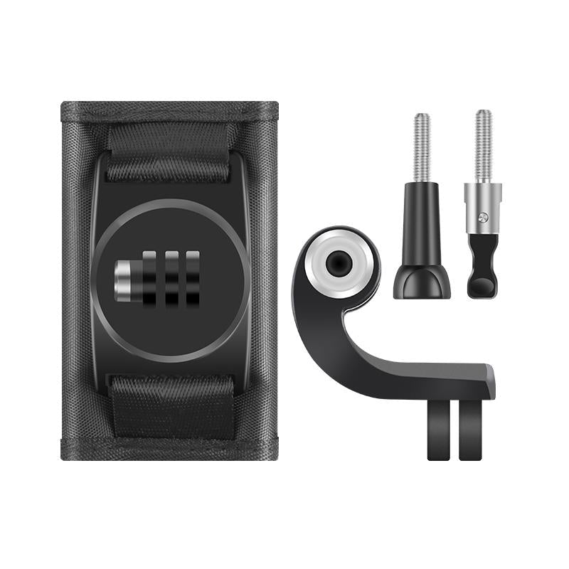 Backpack Mount for Gopro and Other Action Cameras - Hook and Loop Fastener