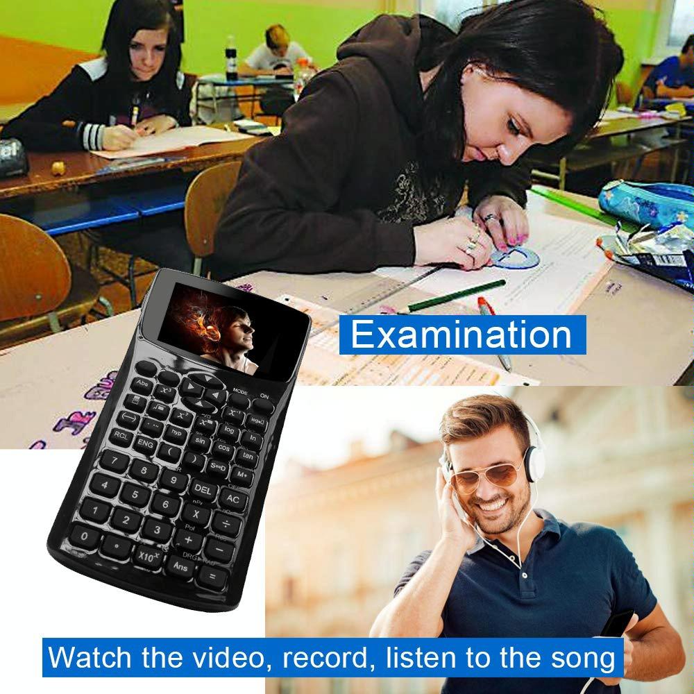 2.4 Inch Anti Peeping Scientific Calculator With Display Sound Recording Radio Music & Video