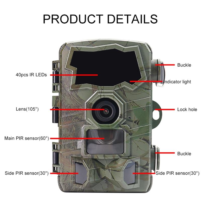 4K Wifi Hunting Trail Camera With 2.4 Tft Screen