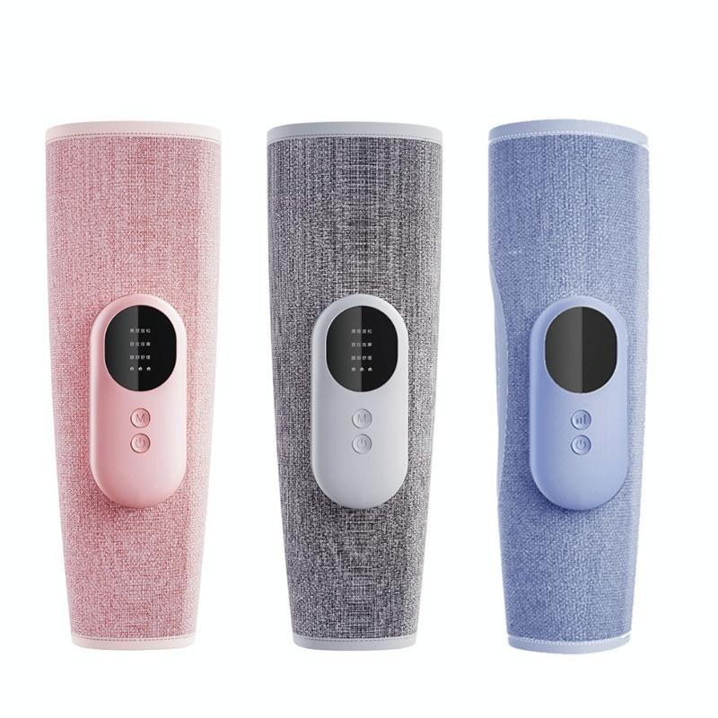 Wireless Leg Massager Gray Double Hot Compress + Air Pressure + Vibration