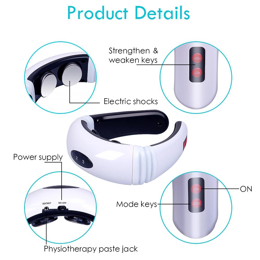Portable Electric Neck Massager Battery Powered
