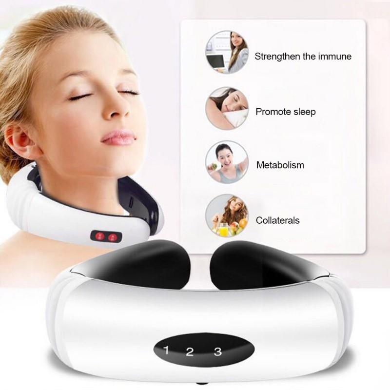 Portable Electric Neck Massager Battery Powered