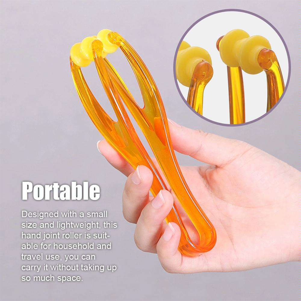 Convenient Finger Massager Tool Orange