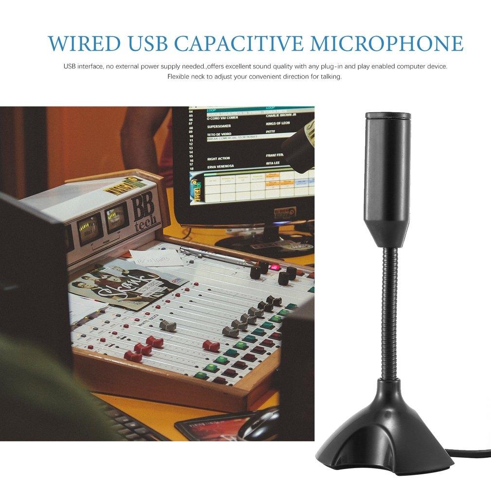 Mini Usb Microphone Stand For Pc Recording
