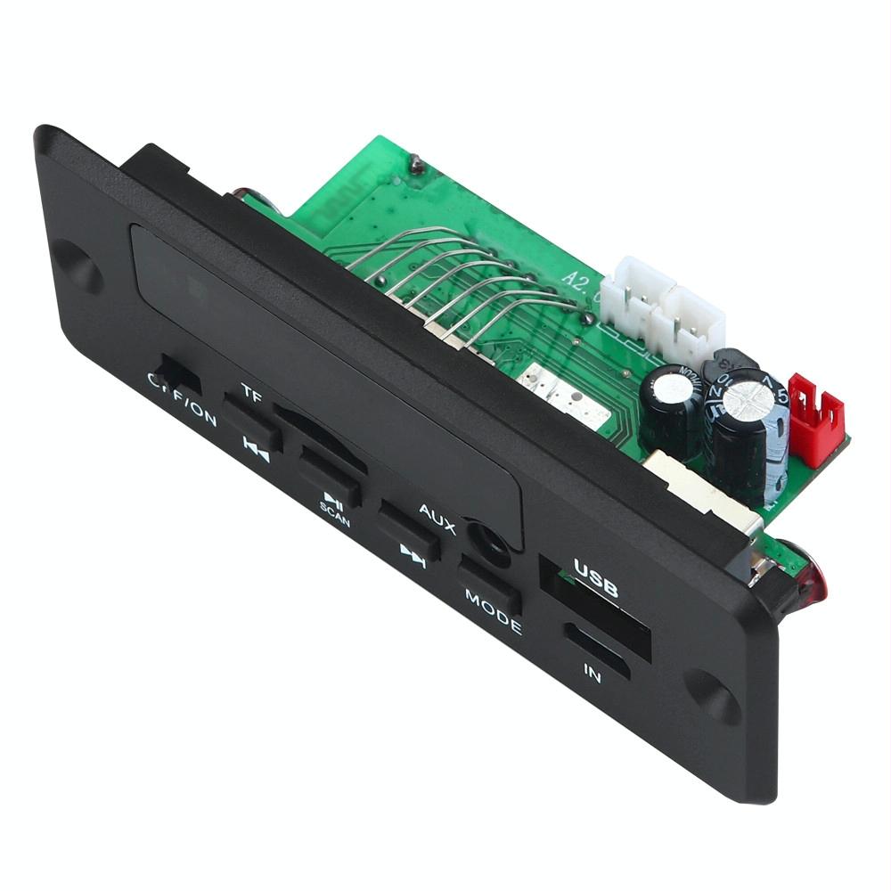 12V Car Mp3 Player Board With Fm Radio Bluetooth Remote Usb Tf