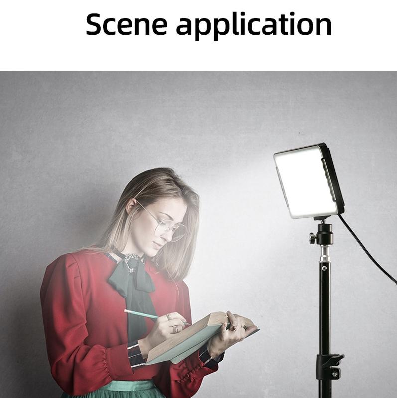 Retractable 10W Live Broadcast Light With 1.2M Bracket And 4 Colour Filters