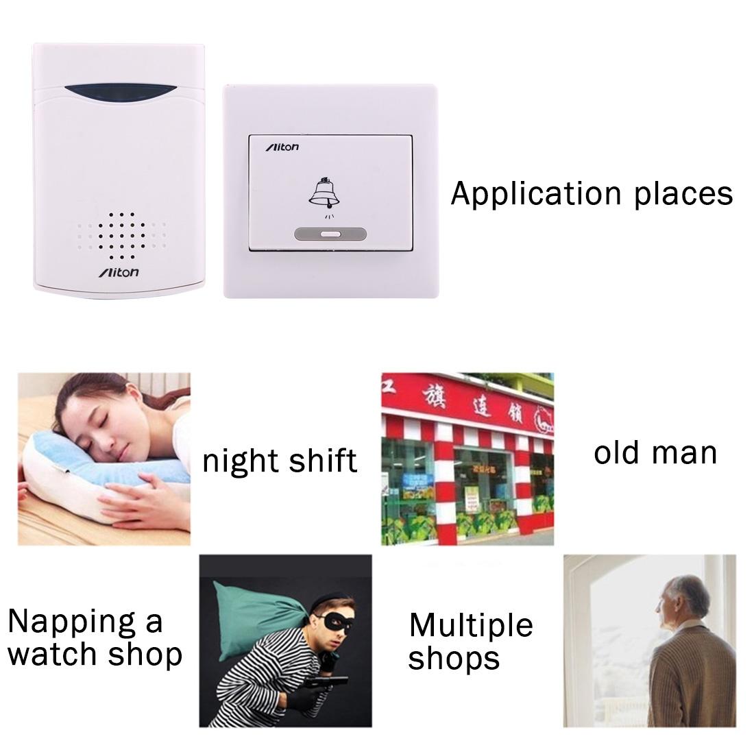 150M Wireless Digital Doorbell Receiver - Music