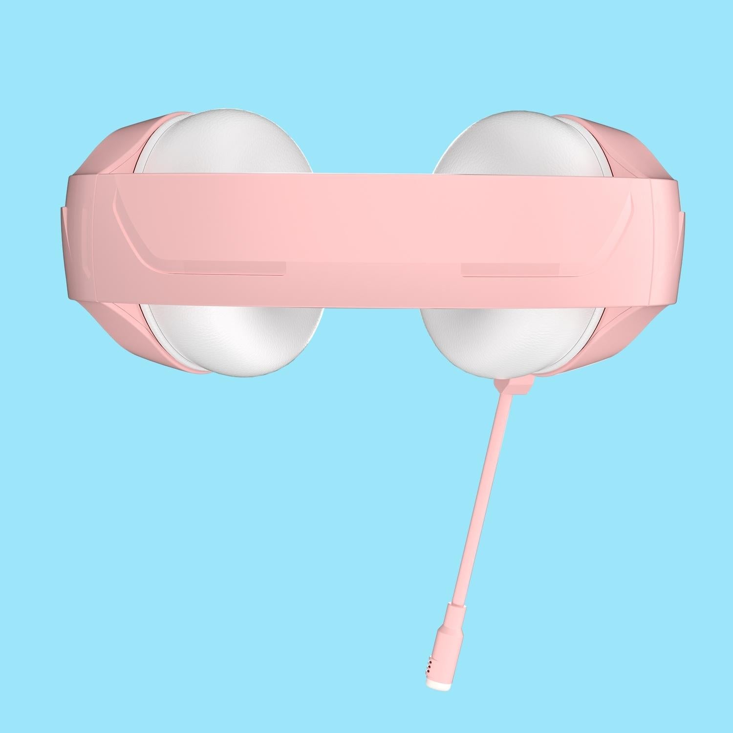 3.5Mm Wired Music Headset With Mic Pink