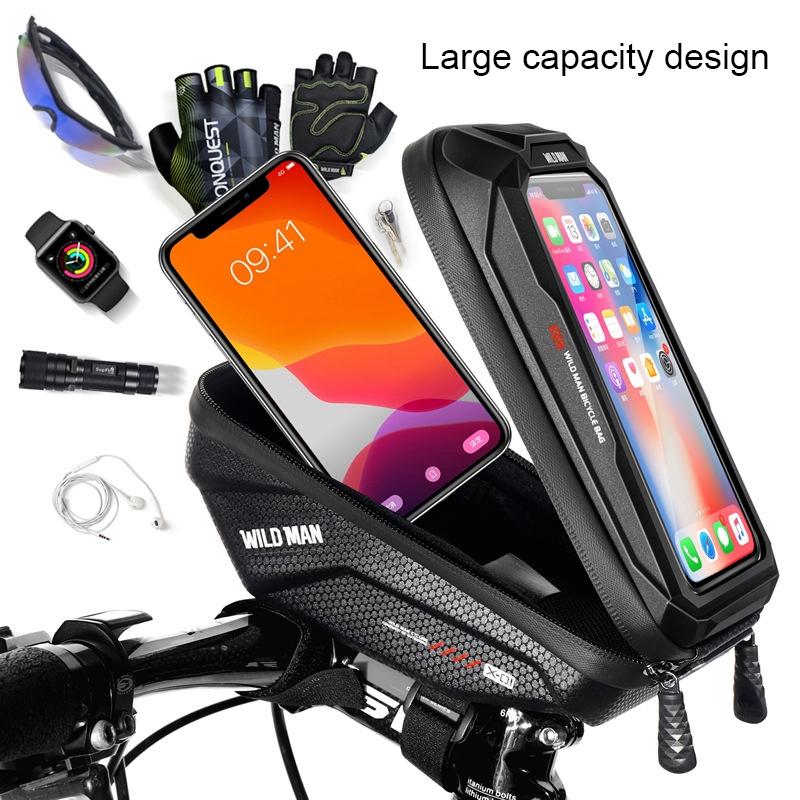 1L Eva Hard Shell Bike Phone Bag Red
