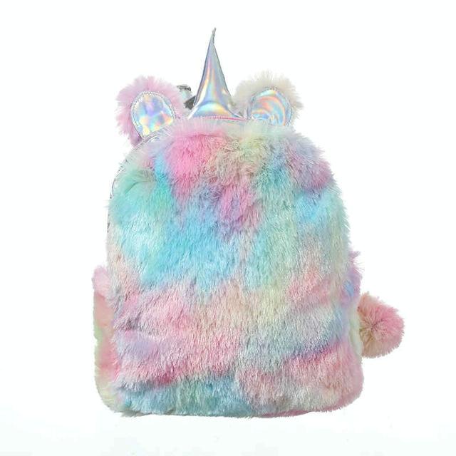 Teen Unicorn Backpack - Colourful for Travel - Pink