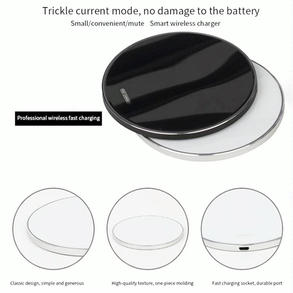 Ultra Thin Wireless Charger For Mobile Phones - Black