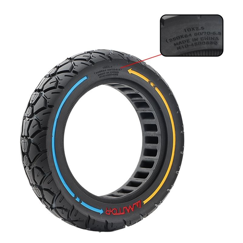 Electric Scooter Tire - 10x2.5 45 Card 250x64 60 / 70-6.5 Universal Solid Colourful