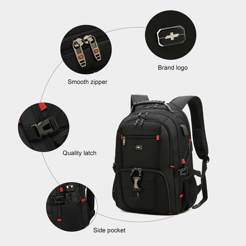 Waterproof Usb Backpack For Business Use - 18 Inch