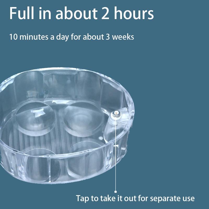 Electric Head Massager With Hot Compress & Vibration Waterproof English Version