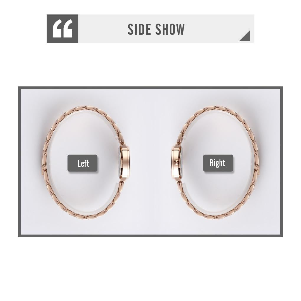 European Fashion Women Quartz Watch with Steel Band - Business and Leisure - Rose Gold