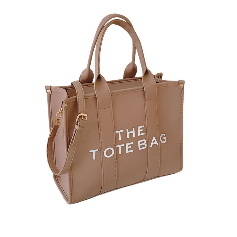 Stylish Pu Leather Crossbody Tote For Women - Small Black