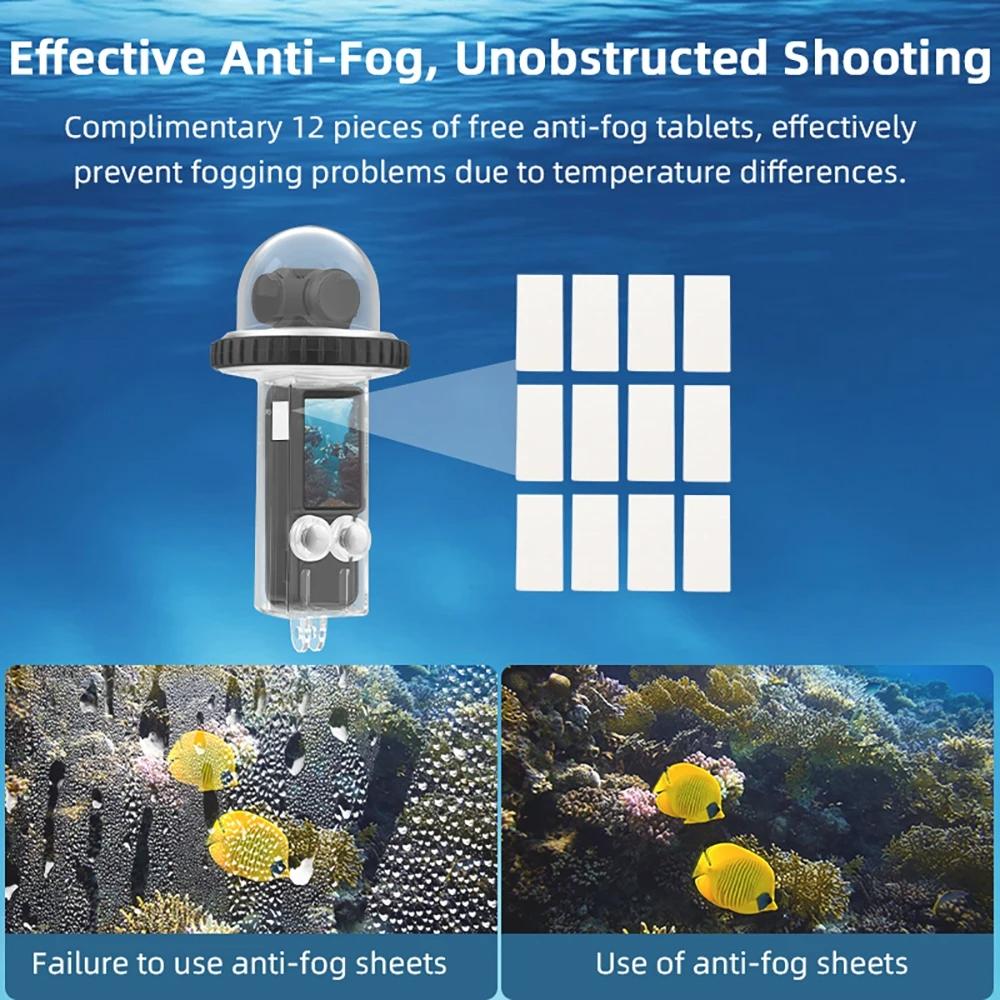 Waterproof Diving Housing for Dji Pocket 3 - 40m Depth - Transparent Handle