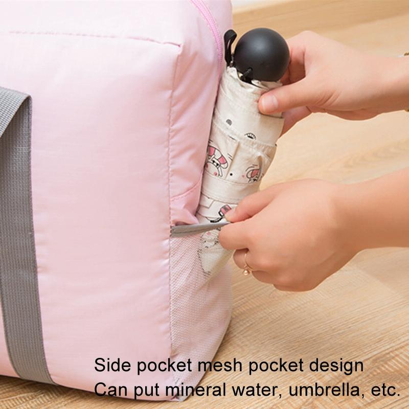 Folding Travel Bag With Trolley Case For Luggage