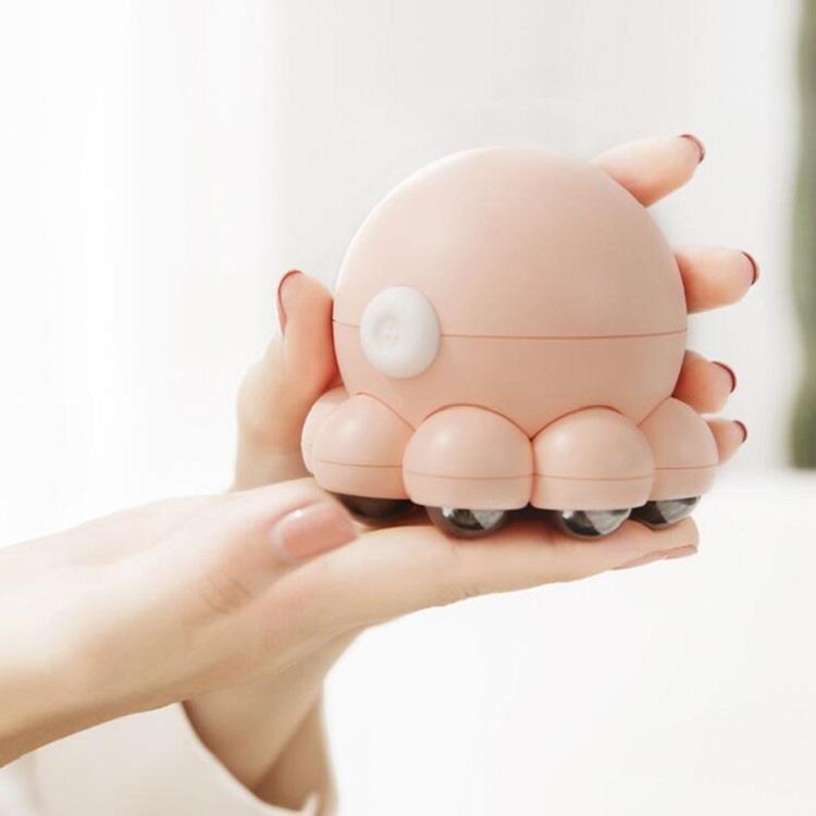 Hot Compress Octopus Neck & Shoulder Massager Pink