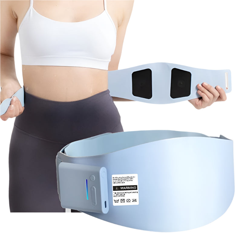Ems Abdominal Massager For Waist Pain Relief Lake Blue