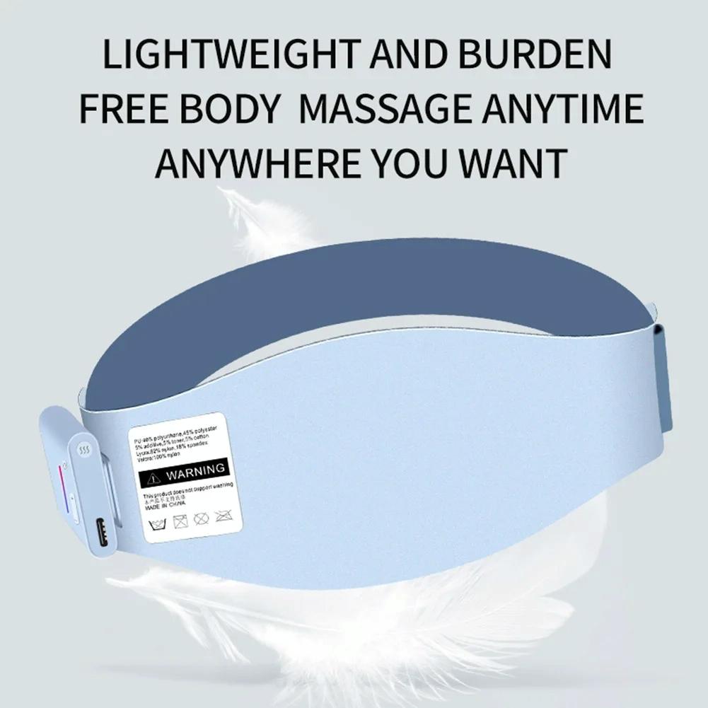 Ems Abdominal Massager For Waist Pain Relief Lake Blue