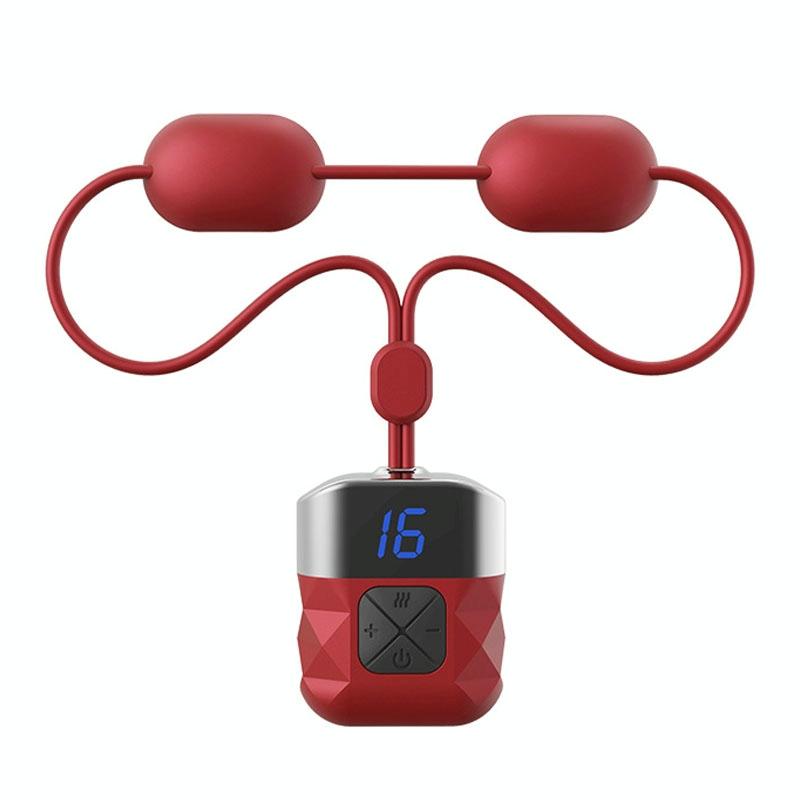 Portable Ems Neck Massager For Shoulder & Cervical Therapy - White