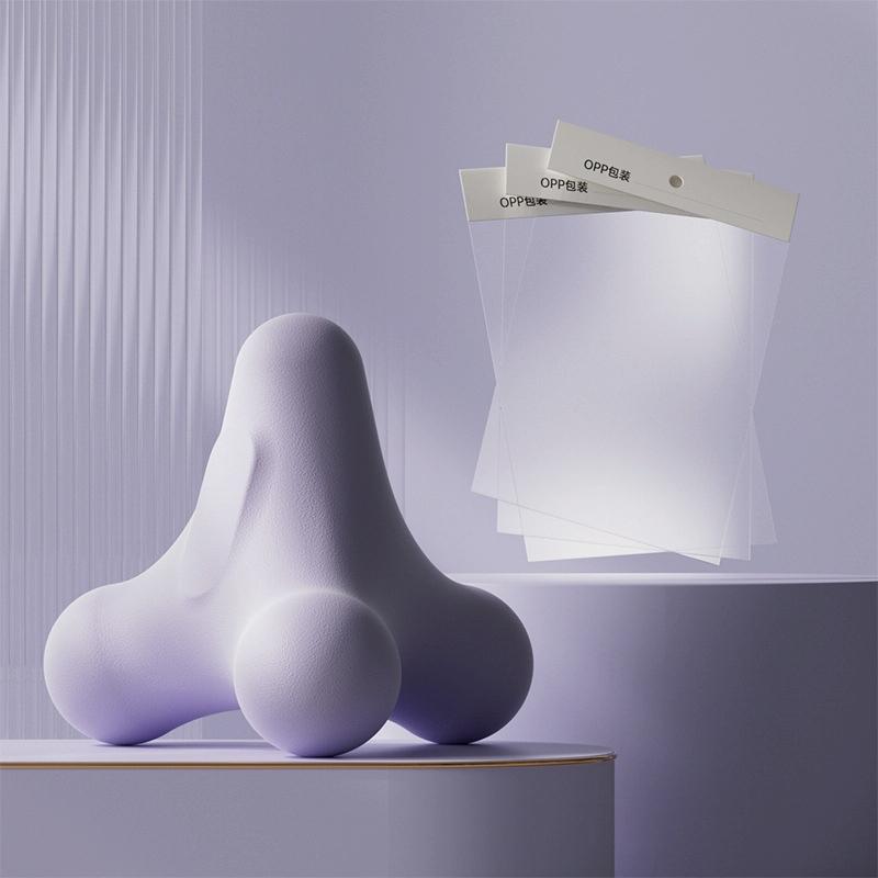 4-Corner Fascia Massage Ball For Neck & Shoulder Relief Yoga & Fitness - Pink