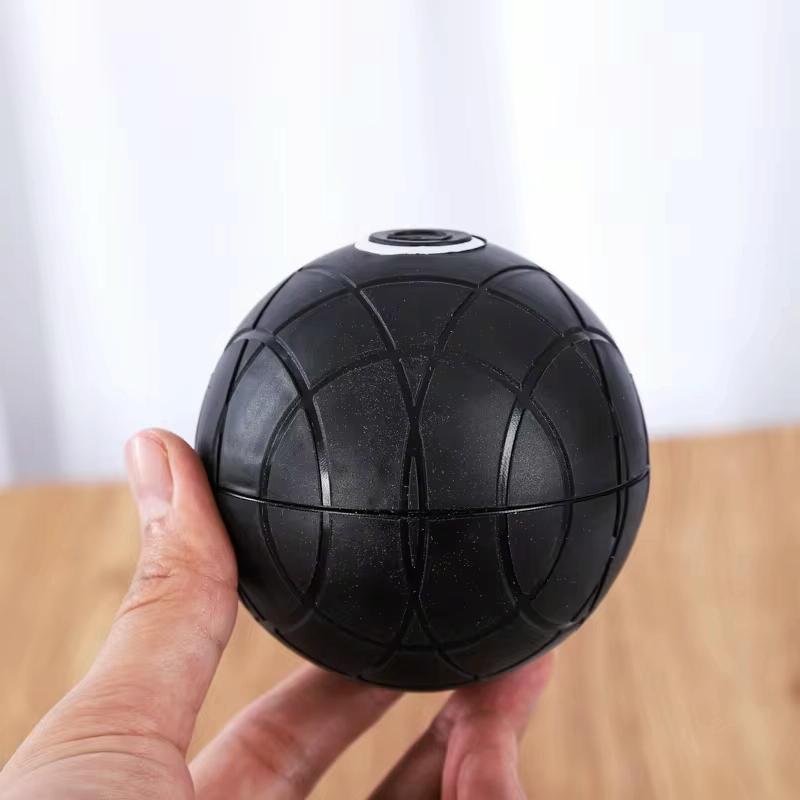 Rechargeable 3D Vibrating Massage Ball For Muscle Relaxation And Fitness Black