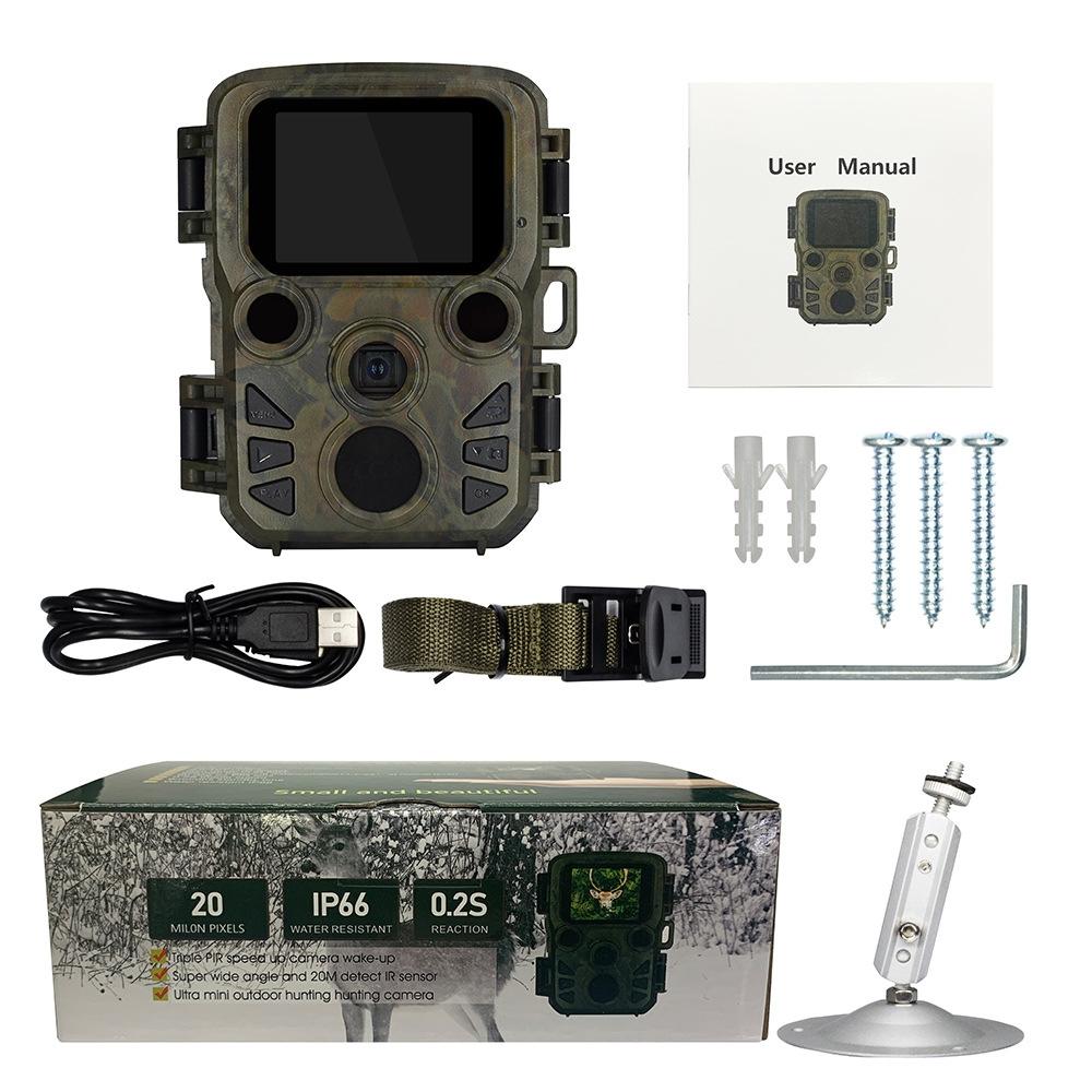Outdoor Night Vision Hunting Camera with 4k Hd and Infrared Induction Camouflage Design
