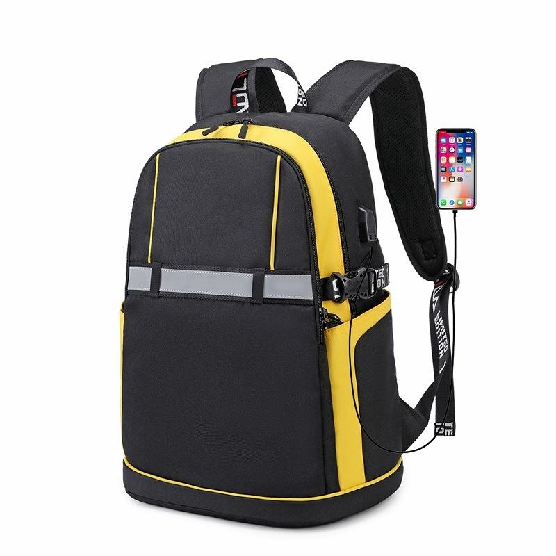 Student Backpack - Lightweight and Durable - Ideal for School - Large Yellow