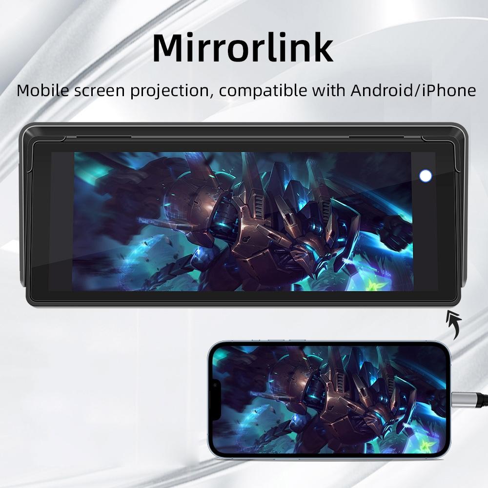 10.26 Inch Car Mp5 Player With Carplay / Android Auto - Black