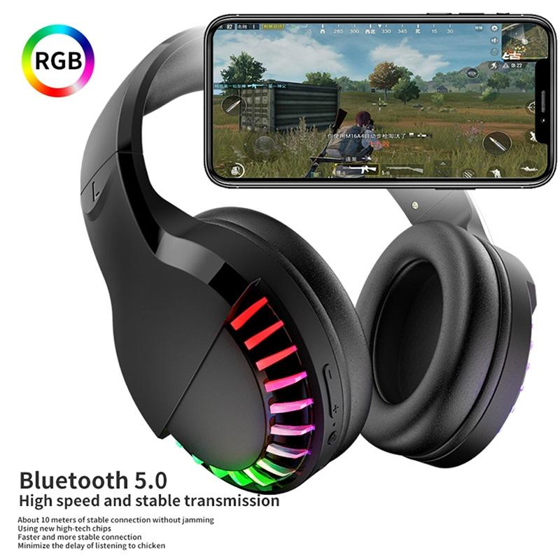 Rgb Dual-Mode Bluetooth Gaming Headset - Black