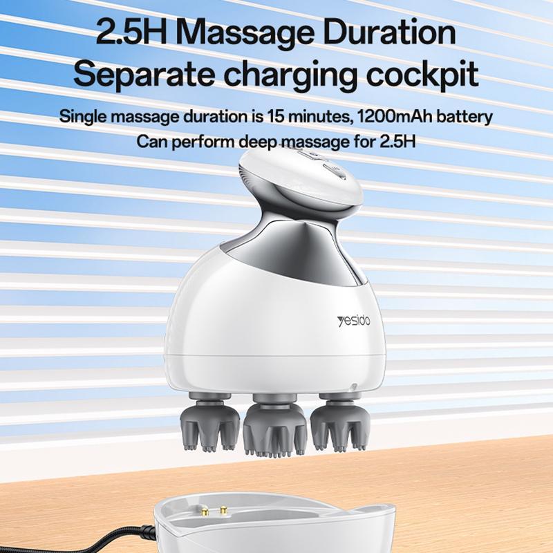 Yesido Mg12 Waterproof Head Massager White