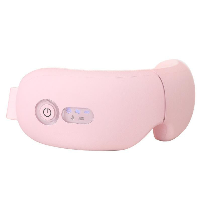 Rechargeable Eye Massager With Heat Air Pressure & Vibration - Pink