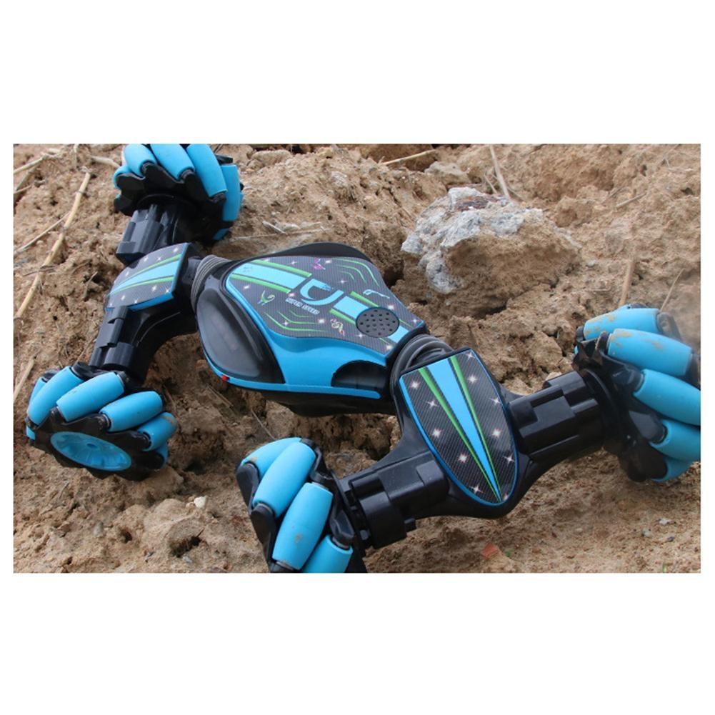 Gesture Control Twisting Car with Music and Deformation - Blue